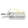 Exhaust Resonator Pipe and Muffler for 2005-2010 Chevrolet Cobalt 2.2L | 2006-2011 Chevrolet HHR 2.2L | 2007 Pontiac G5 2.2L | 2006 Pontiac Pursuit 2.2L