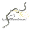 2006-2011 Chevrolet Impala 3.5L Exhaust Intermediate Pipe and Muffler