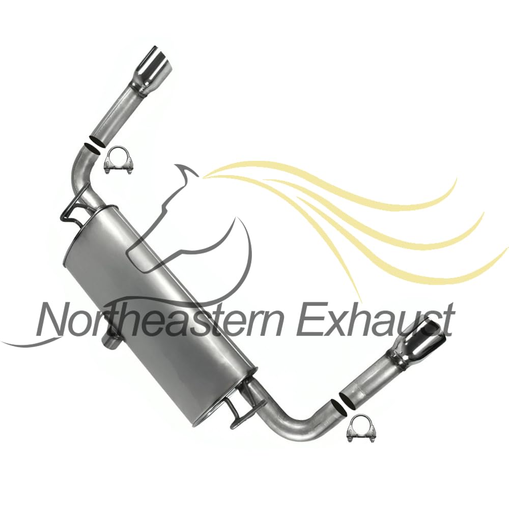 2008-2012 Chevrolet Malibu 3.6L Resonator, Intermediate Pipa and Muffler Exhaust