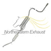 1999-2001 Honda Odyssey 3.5L Exhaust Resonator Pipe and Muffler