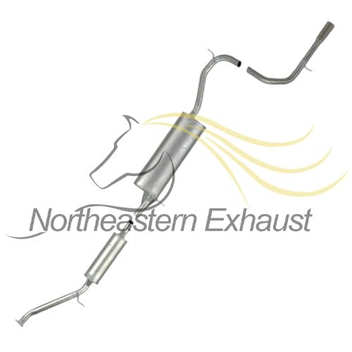 1999-2001 Honda Odyssey 3.5L Exhaust Resonator Pipe and Muffler