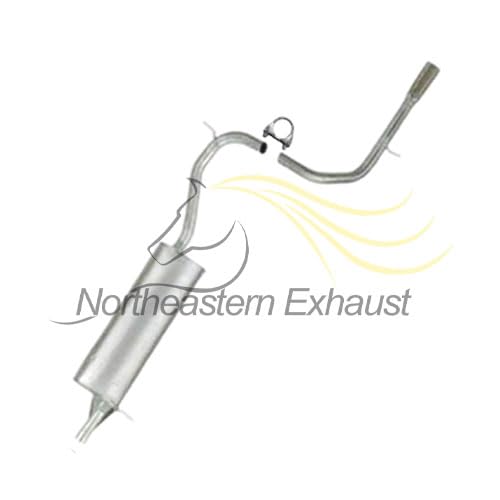 1999-2001 Honda Odyssey 3.5L Exhaust Resonator Pipe and Muffler