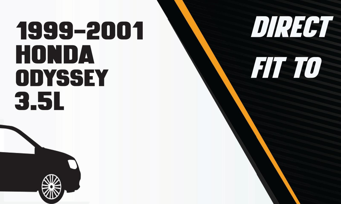 1999-2001 Honda Odyssey 3.5L Exhaust Resonator Pipe and Muffler