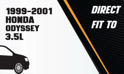 1999-2001 Honda Odyssey 3.5L Exhaust Resonator Pipe and Muffler
