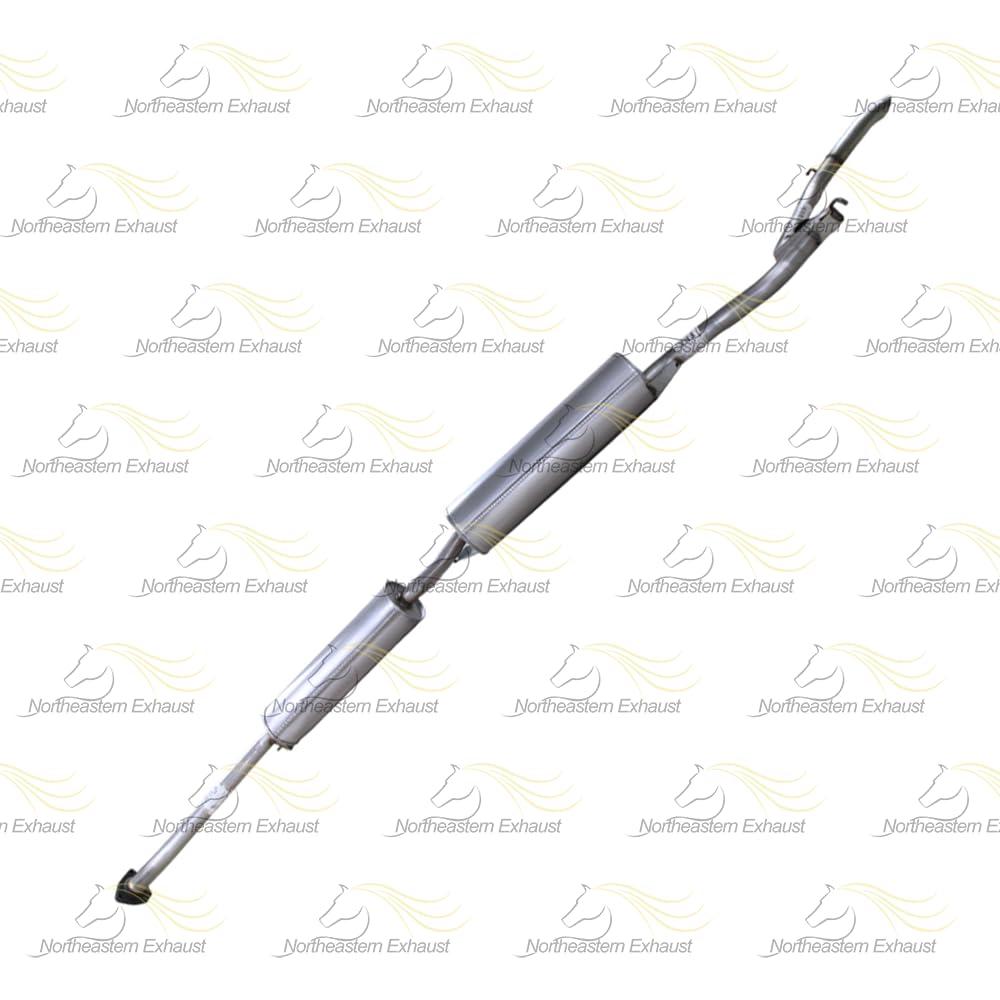 2005-2010 Honda Odyssey 3.5L Exhaust Resonator Pipe and Muffler