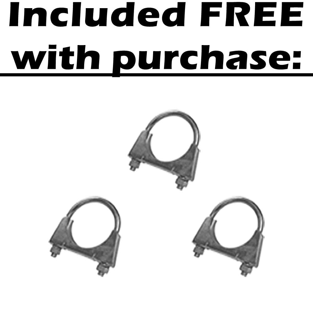 2006-2007 Chevrolet Monte Carlo 3.5L | 2006-2011 Impala 3.5L Intermediate Pipe, Muffler Exhaust Kit