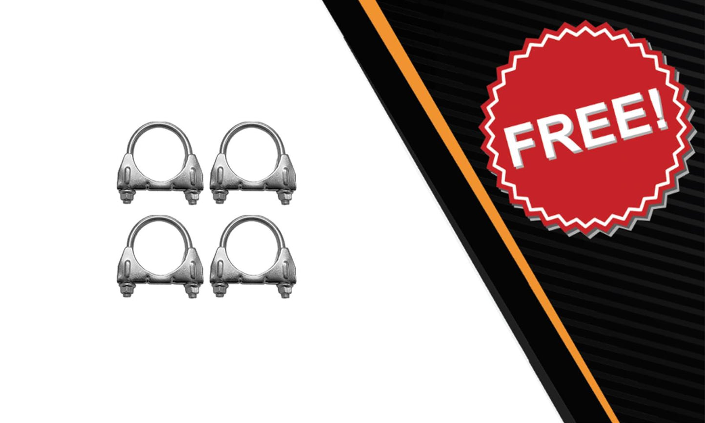 2003-2008 Pontiac Grand Prix 3.8L Intermediate Pipe Pair of Muffler Exhaust System Kit