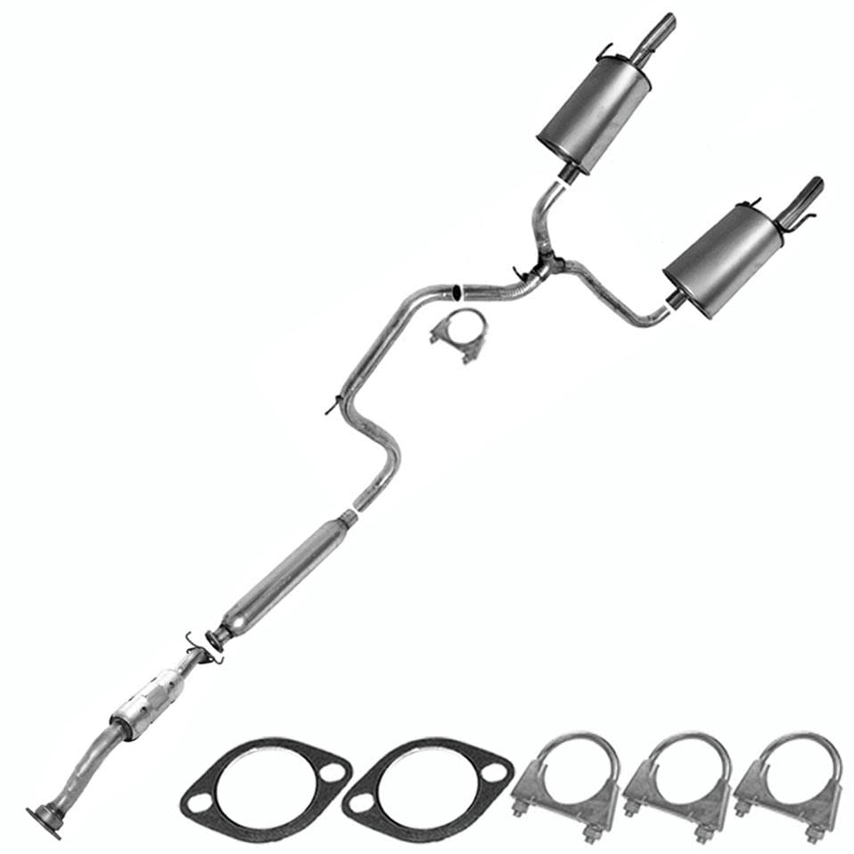 2000-2005 Chevrolet Monte Carlo 3.8L Catalytic, Resonator, Intermediate Pipe and Mufflers