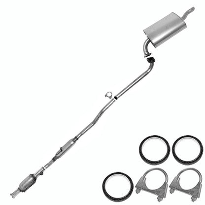 1998-2002 Chevrolet Prizm and Toyota Corolla 1.8L Catalytic, Resonator Pipe and Muffler