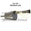 2003-2004 Toyota Tundra 4.7L Exhaust Resonator Pipe and Muffler