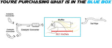 2002-2005 Jeep Liberty 2.4L | 2005-2006 Jeep Liberty 2.8L | 2002-2007 Jeep Liberty 3.7L Exhaust Muffler