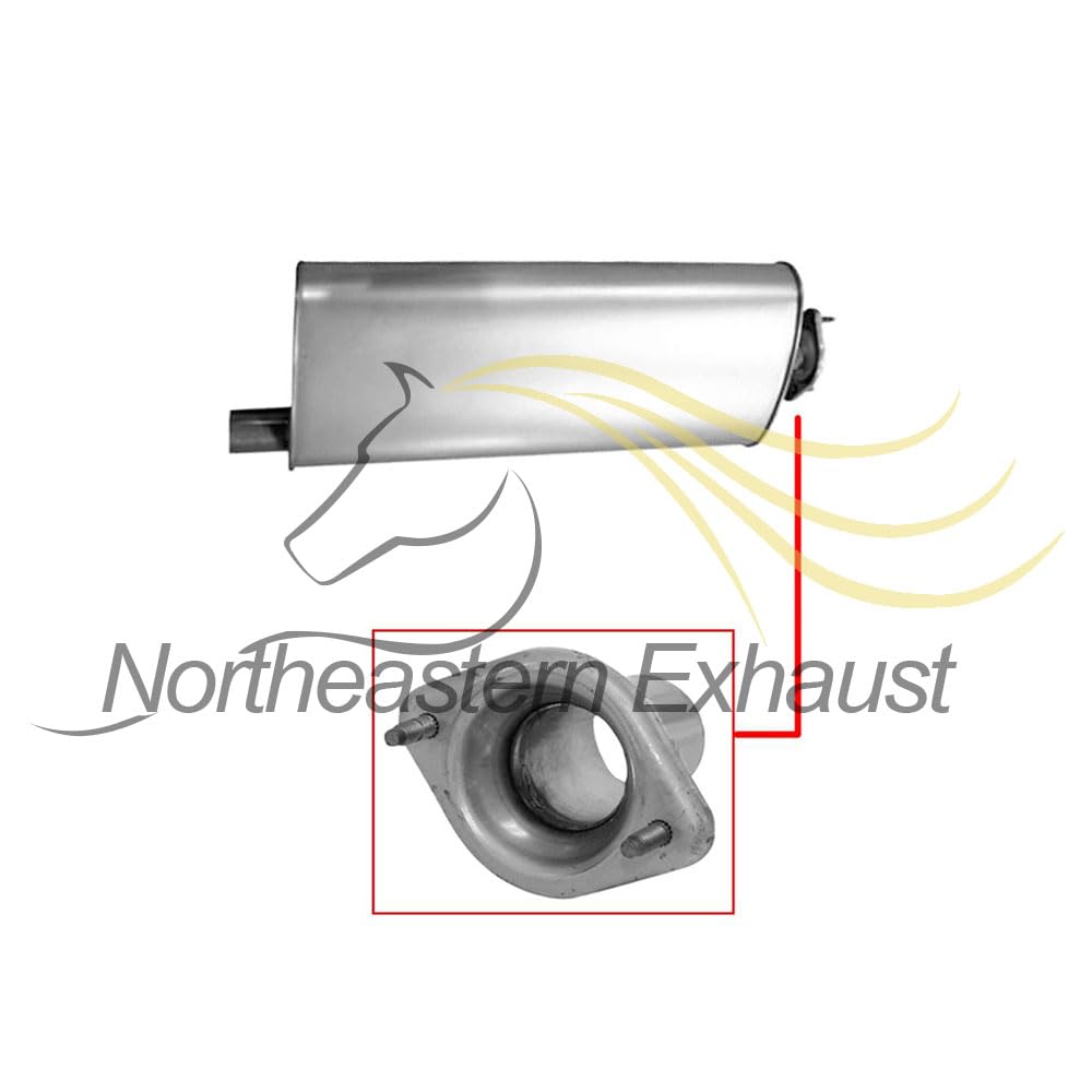 2002-2005 Jeep Liberty 2.4L | 2005-2006 Jeep Liberty 2.8L | 2002-2007 Jeep Liberty 3.7L Exhaust Muffler