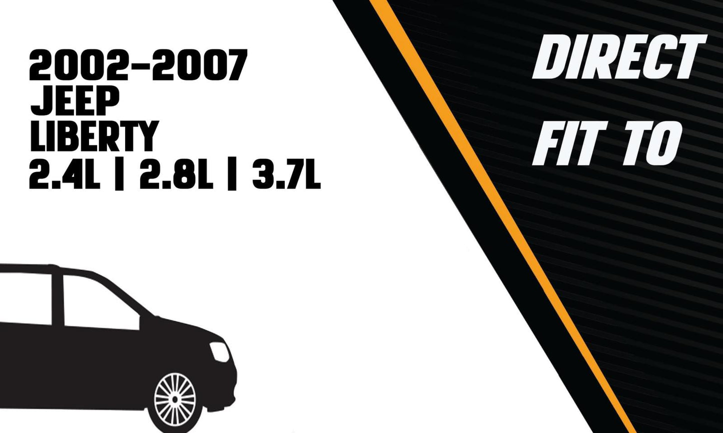 2002-2005 Jeep Liberty 2.4L | 2005-2006 Jeep Liberty 2.8L | 2002-2007 Jeep Liberty 3.7L Exhaust Muffler