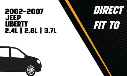 2002-2005 Jeep Liberty 2.4L | 2005-2006 Jeep Liberty 2.8L | 2002-2007 Jeep Liberty 3.7L Exhaust Muffler