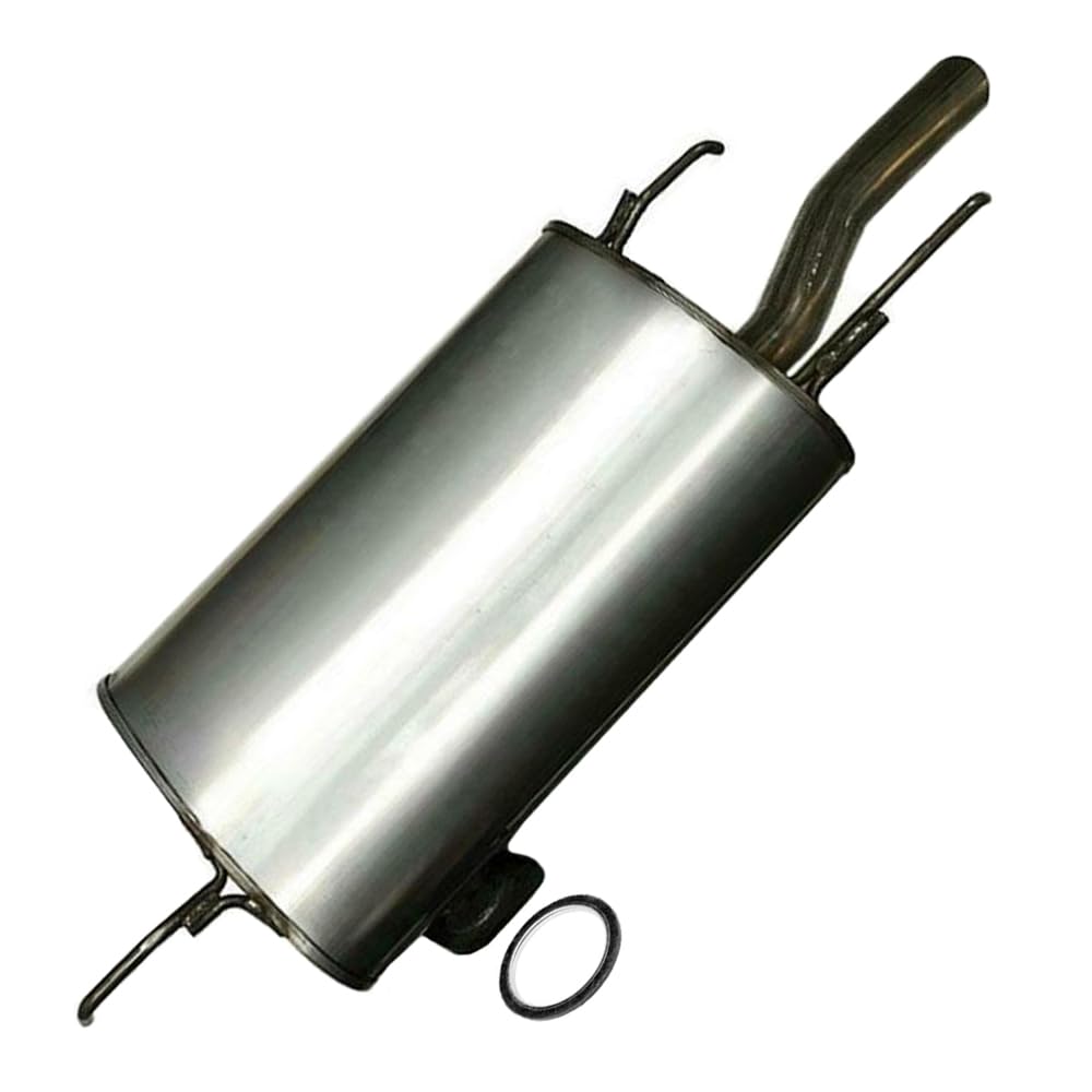 Northeastern Exhaust | Stainless Steel Rear Muffler Compatible for Toyota Camry 1992-1996 2.2L | Sedan | Free Gasket Included | Automotive Replacement Part