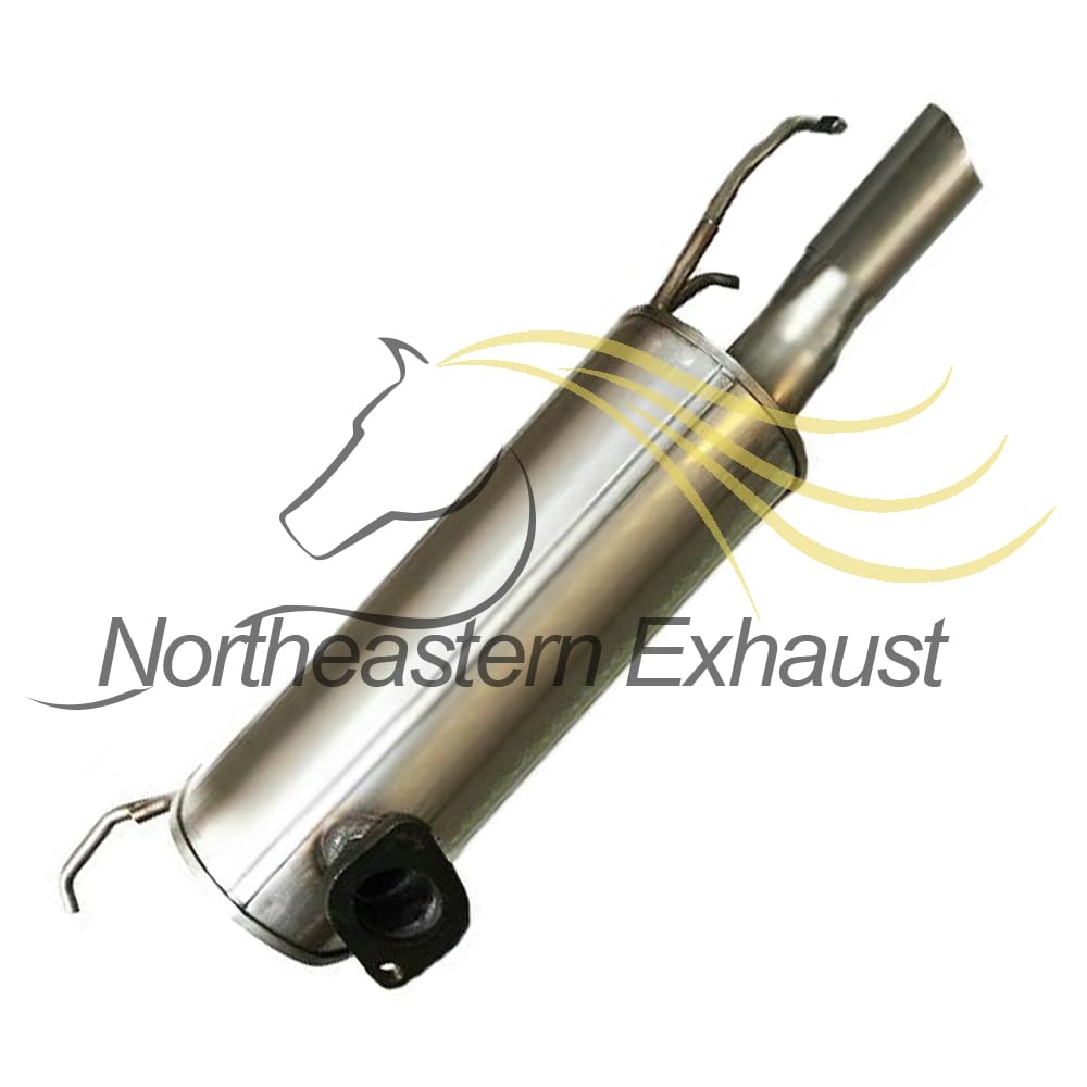 Northeastern Exhaust | Stainless Steel Rear Muffler Compatible for Toyota Camry 1992-1996 2.2L | Sedan | Free Gasket Included | Automotive Replacement Part