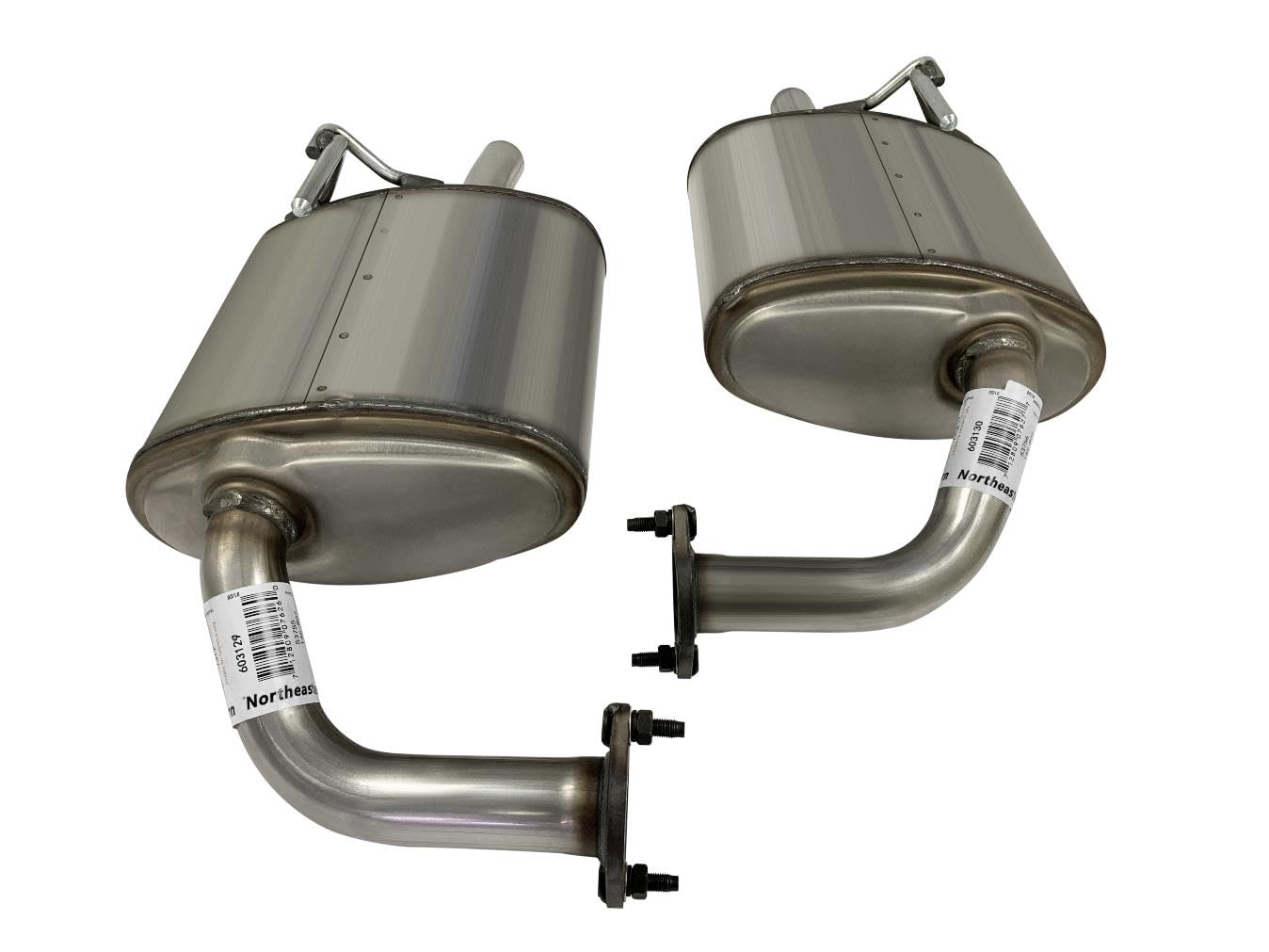 2007-2009 Nissan Altima 2.5L 3.5L Exhaust Resonator Pipe and Mufflers