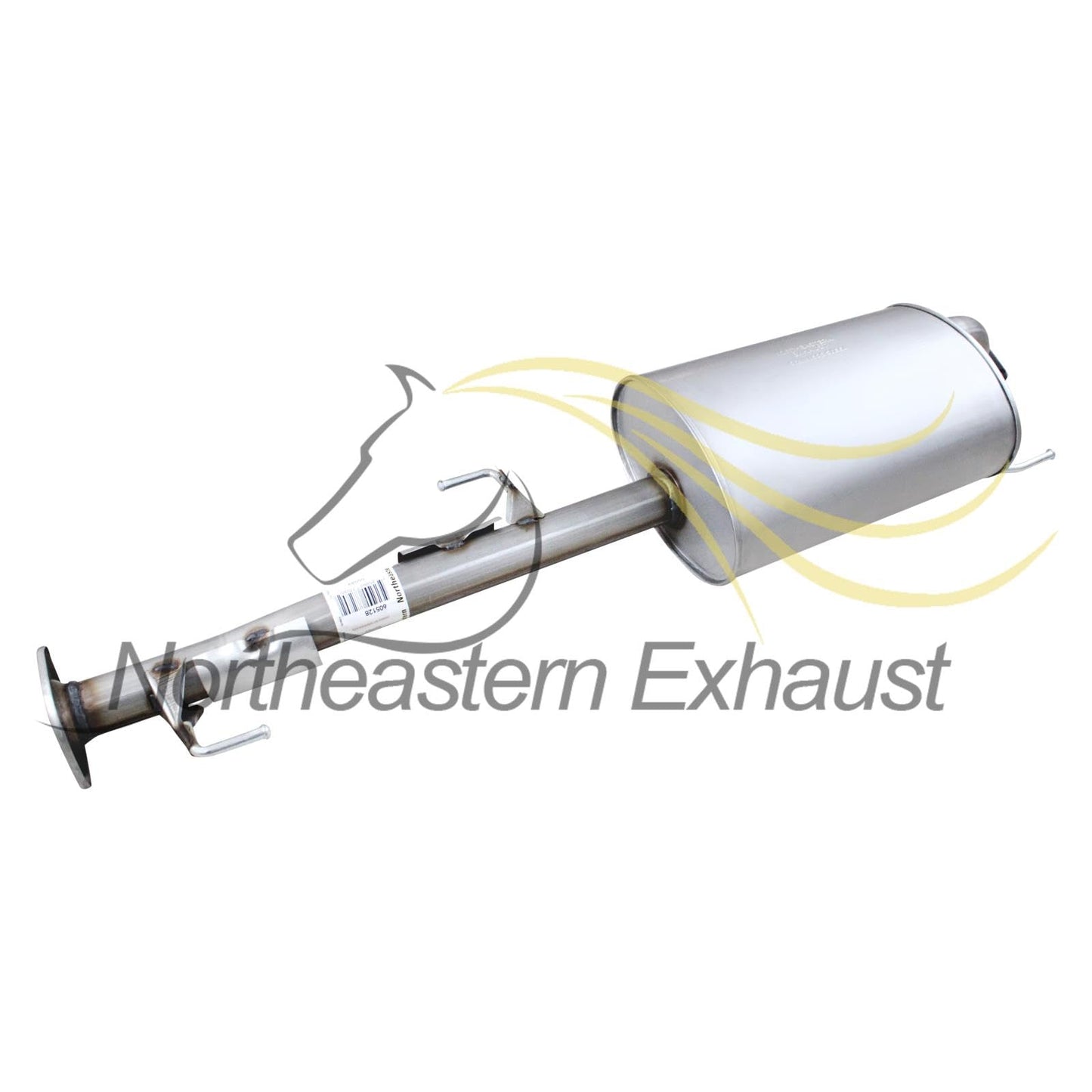 Northeastern Exhaust | Stainless Steel Exhaust Muffler Compatible for 2007-2014 Toyota FJ Cruiser 4.0L | Free Gaskets and  Spring Bolt Kit Included | Automotive Replacement Part