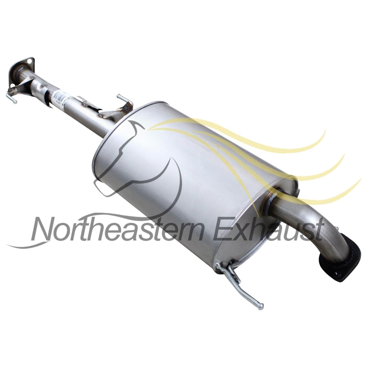 Northeastern Exhaust | Stainless Steel Exhaust Muffler Compatible for 2007-2014 Toyota FJ Cruiser 4.0L | Free Gaskets and  Spring Bolt Kit Included | Automotive Replacement Part