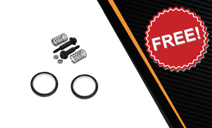 Northeastern Exhaust | Stainless Steel Exhaust Muffler Compatible for 2007-2014 Toyota FJ Cruiser 4.0L | Free Gaskets and  Spring Bolt Kit Included | Automotive Replacement Part