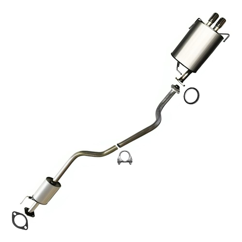 2002-2006 Nissan Sentra 2.5L Exhaust Resonator Pipe and Muffler