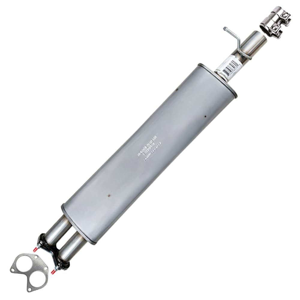 Northeastern Exhaust | Stainless Steel Direct Fit Resonator Exhaust Pipe Compatible with 2007-2014 Volvo XC90 3.2L | Includes Gasket and Sleeve | Automotive Replacement Part