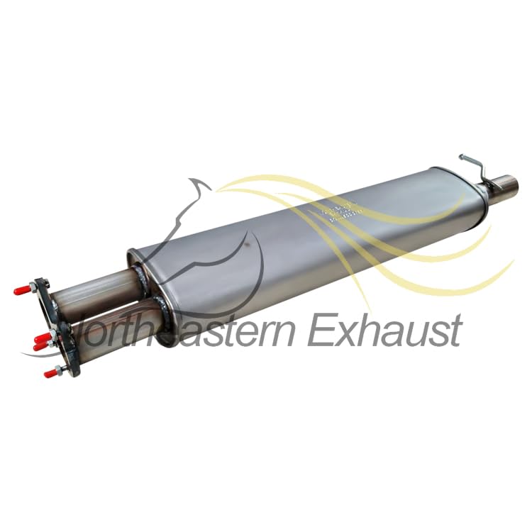 Northeastern Exhaust | Stainless Steel Direct Fit Resonator Exhaust Pipe Compatible with 2007-2014 Volvo XC90 3.2L | Includes Gasket and Sleeve | Automotive Replacement Part