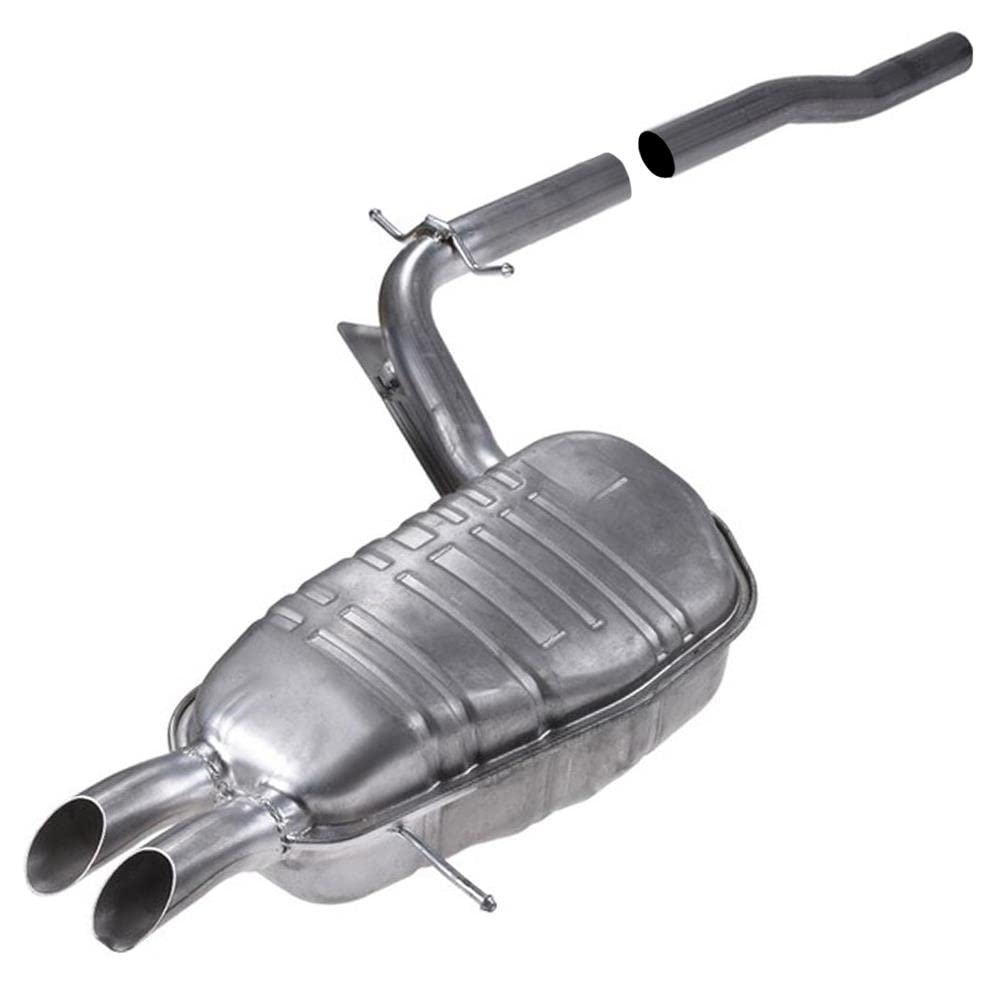 Northeastern Exhaust | Direct Fit Resonator Pipe Muffler Exhaust System Kit Compatible for Volvo XC90 2007-2014 3.2L | Free Gasket and Clamp and Sleeve Included