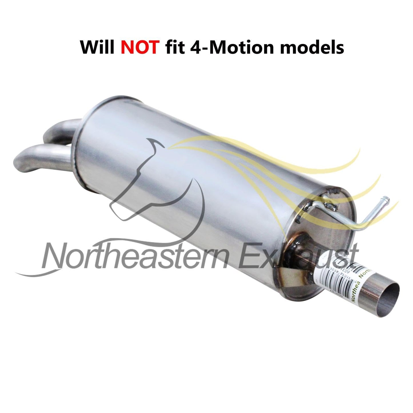 2010-2011 Honda CRV 2.4L Exhaust Resonator
