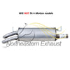 2010-2011 Honda CRV 2.4L Exhaust Resonator