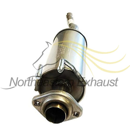 Northeastern Exhaust | Stainless Steel Direct-Fit Resonator Pipe Compatible for Honda Civic 2001-2005 1.7L | DX & LX; USA & Canada Production | Free Gasket, Clamp, Hanger and Bolts & Nuts Included | Automotive Replacement Part