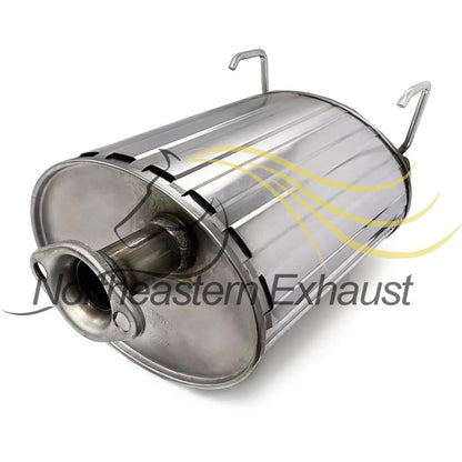 Northeastern Exhaust | Stainless Steel Rear Exhaust Muffler Compatible for 1997-2001 Honda CR-V 2.0L | Free Gasket and Sping Bolt Kit Included | Automotive Replacement Part