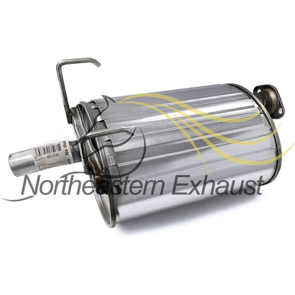 Northeastern Exhaust | Stainless Steel Rear Exhaust Muffler Compatible for 1997-2001 Honda CR-V 2.0L | Free Gasket and Sping Bolt Kit Included | Automotive Replacement Part