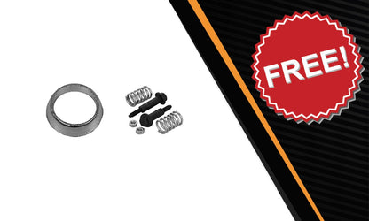 Northeastern Exhaust | Stainless Steel Rear Exhaust Muffler Compatible for 1997-2001 Honda CR-V 2.0L | Free Gasket and Sping Bolt Kit Included | Automotive Replacement Part
