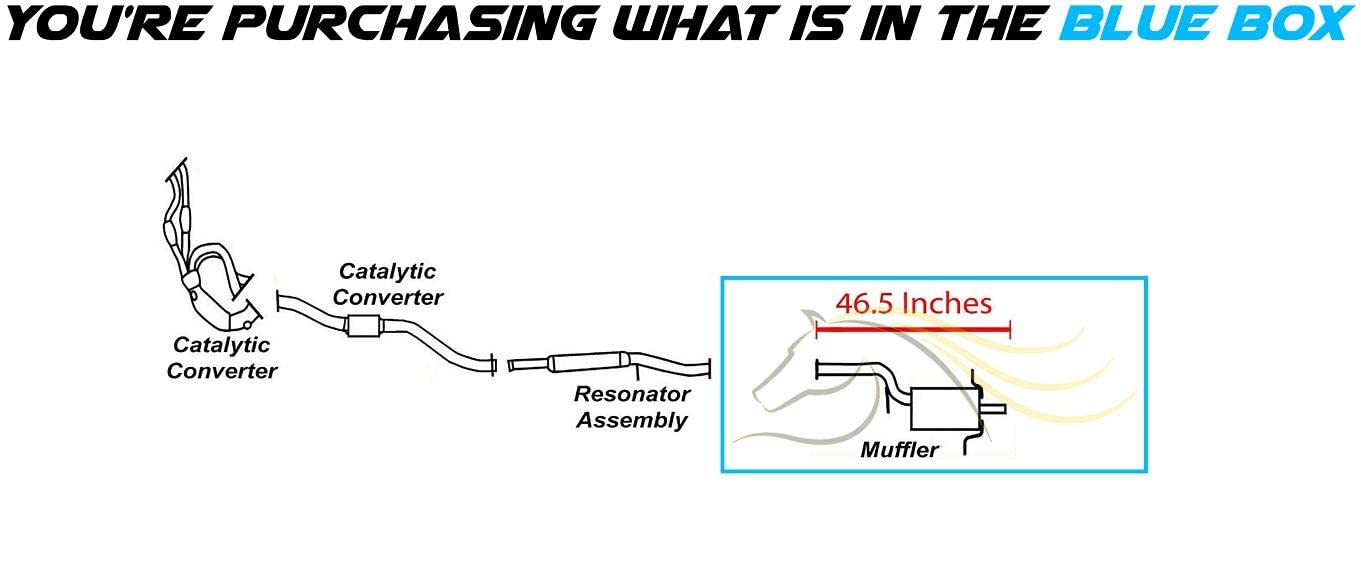 2006-2008 Subaru Forester 2.5L Rear Exhaust Muffler