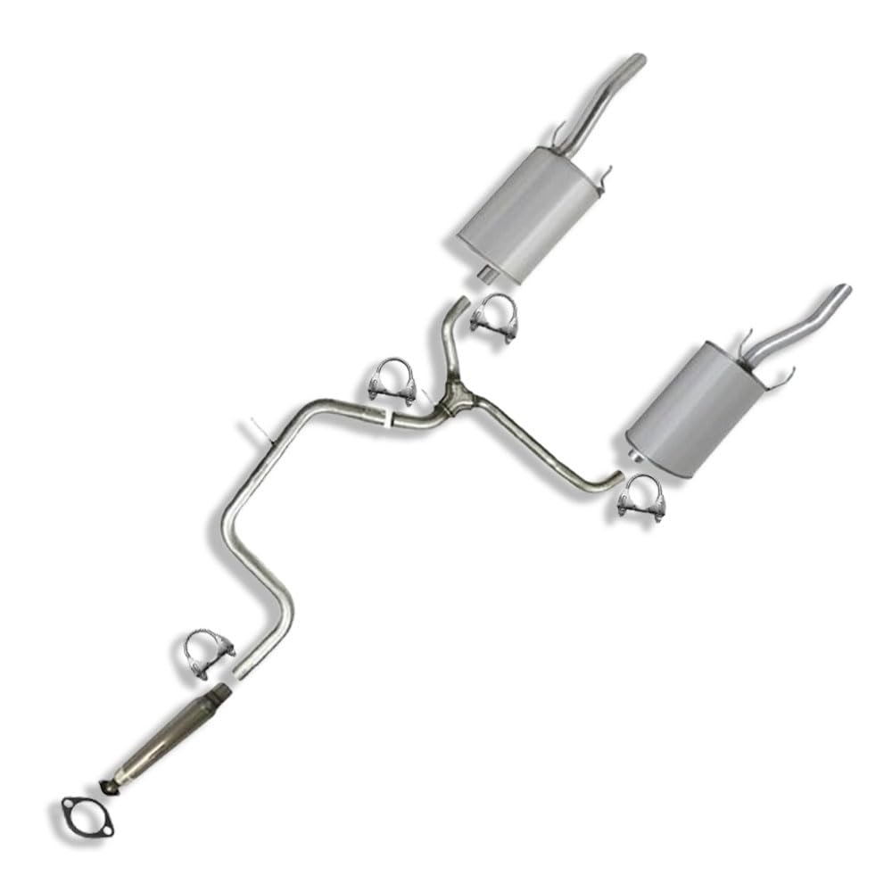 Northeastern Exhaust | Stainless Steel Y Pipe, Resonator, Muffler Exhaust System Kit Compatible for Chevrolet Impala 2006-2011 3.9L and 2006-2009 5.3L | Free Clamps and Gasket Included | Automotive Replacement Part