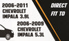 2006-2009 Chevrolet Impala 5.3L and 2006-2011 Impala 3.9L Exhaust System Kit