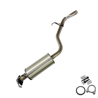 Northeastern Exhaust | Stainless Steel Exhaust Resonator Pipe Compatible for Honda Civic 2012-2015 1.8L | Sedan | Free Gasket, Clamp and Spring Bolt Kit Included | Automotive Replacement Part