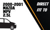 Northeastern Exhaust Muffler Assembly for 2000-2001 Mazda MPV 2.5L