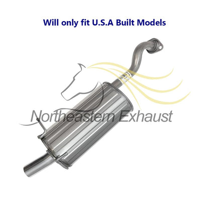2010-2011 Honda CR-V 2.4L Resonator Pipe & Muffler Exhaust System Kit