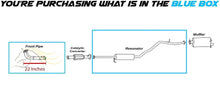 1997-2001 Honda CR-V 2.0L Exhaust Pipe and Resonator Pipe