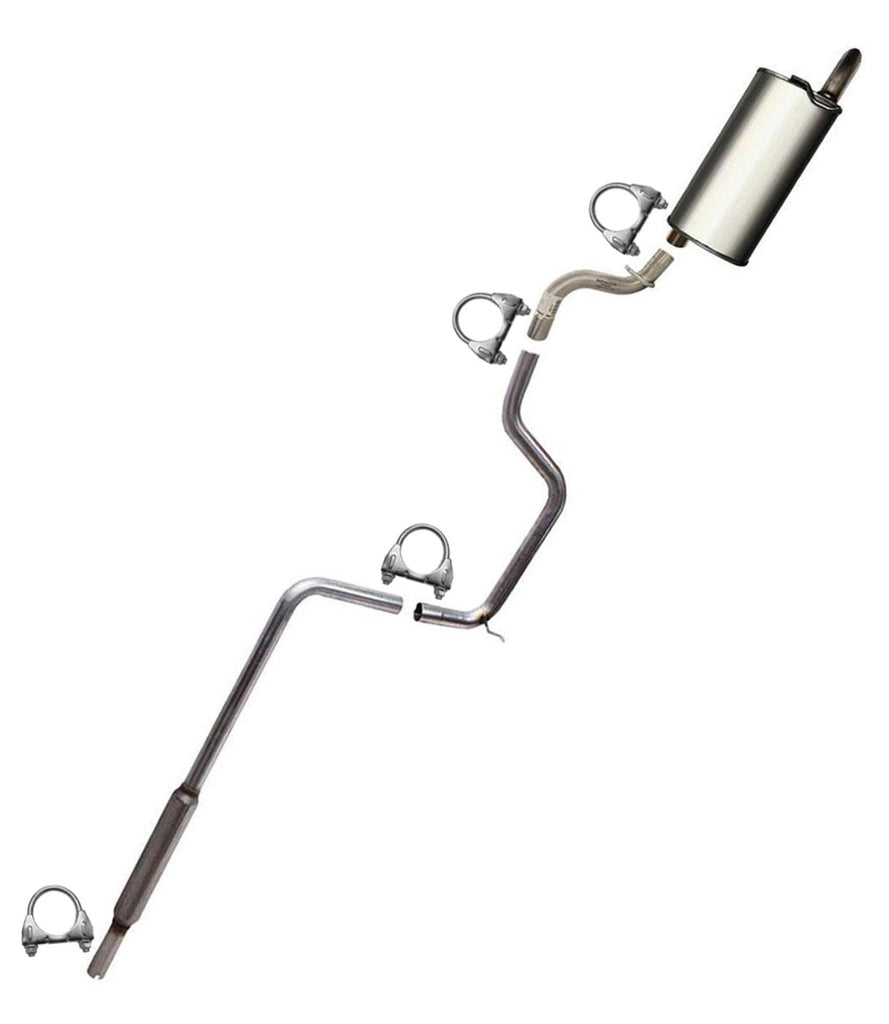 2000-2007 Ford Taurus and Mercury Sable 3.0L Exhaust Resonator, Extension Pipe and Muffler