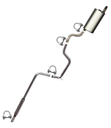 2000-2007 Ford Taurus and Mercury Sable 3.0L Exhaust Resonator, Extension Pipe and Muffler
