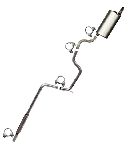 2000-2007 Ford Taurus and Mercury Sable 3.0L Exhaust Resonator, Extension Pipe and Muffler