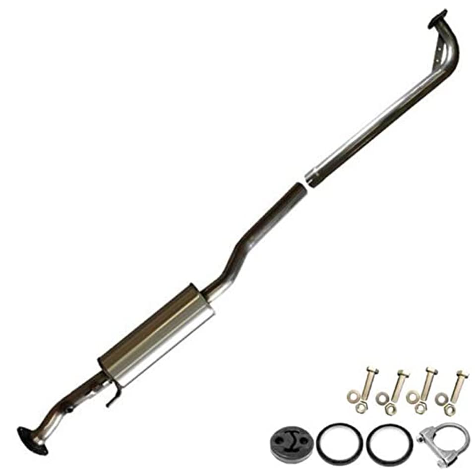 Northeastern Exhaust | Stainless Steel Resonator Exhaust Pipe Compatible for Toyota Camry 1997-2001 2.2L | Toyota Solara 1999-2001 2.2L |Toyota Solara 2002-2003 2.4L | Free Gaskets and Clamp Included