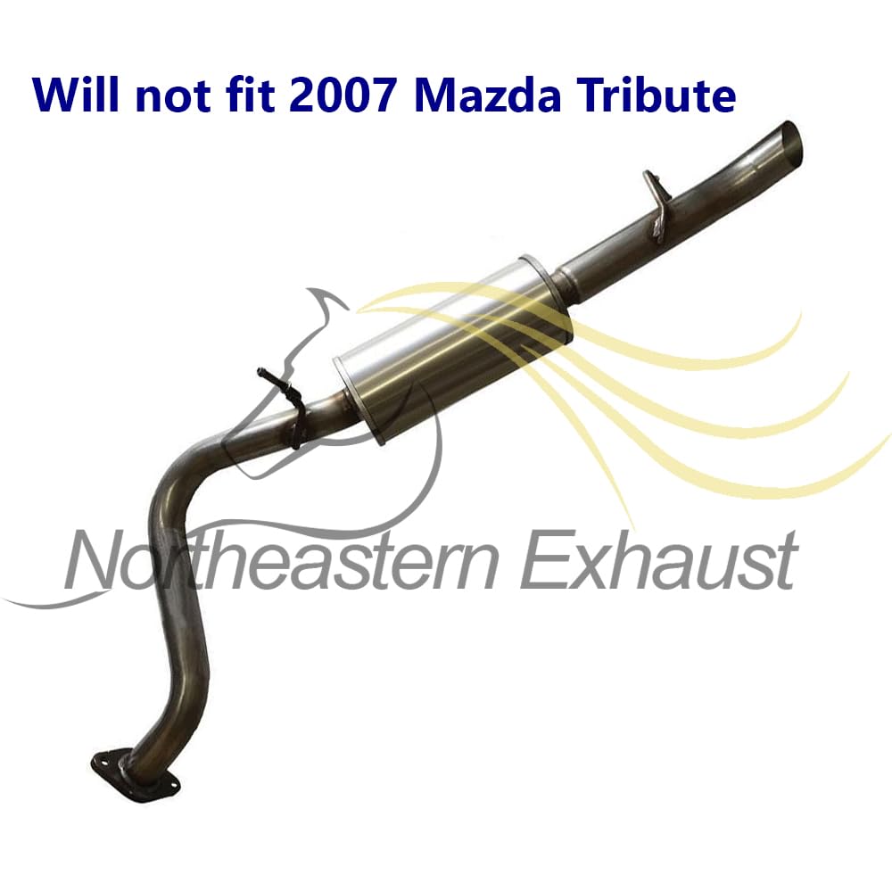 2005-2006 & 2008 2.3L Mazda Tribute | 2005-2008 Ford Escape 2.3L Front Pipe, Muffler, Resonator Exhaust System Kit