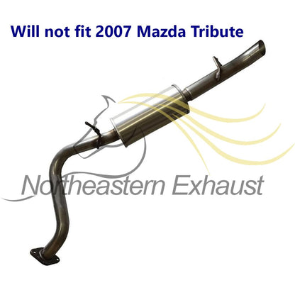 2005-2006 & 2008 2.3L Mazda Tribute | 2005-2008 Ford Escape 2.3L Front Pipe, Muffler, Resonator Exhaust System Kit