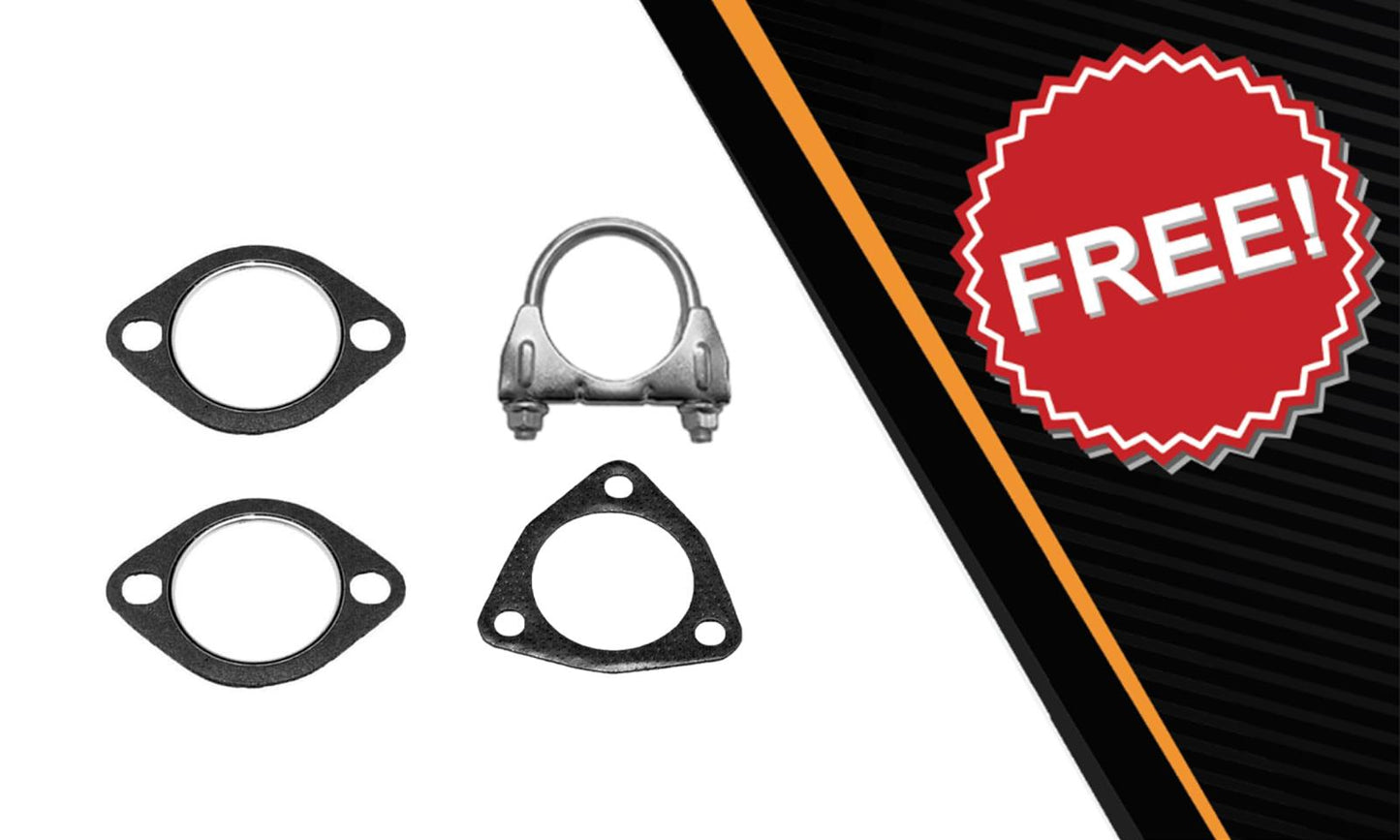 2005-2006 & 2008 2.3L Mazda Tribute | 2005-2008 Ford Escape 2.3L Front Pipe, Muffler, Resonator Exhaust System Kit