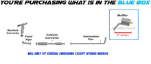 2011-2014 Hyundai Sonata 2.4L Exhaust Muffler | Only for Federal Emissions Except Hybrid Models (OOS)
