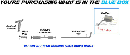 2011-2014 Hyundai Sonata 2.4L Exhaust Muffler | Only for Federal Emissions Except Hybrid Models (OOS)